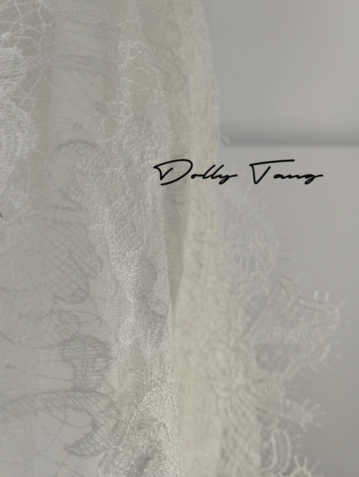 DOLLY Elegant White Sleeveless Short Party bridal Dress-LANCEY
