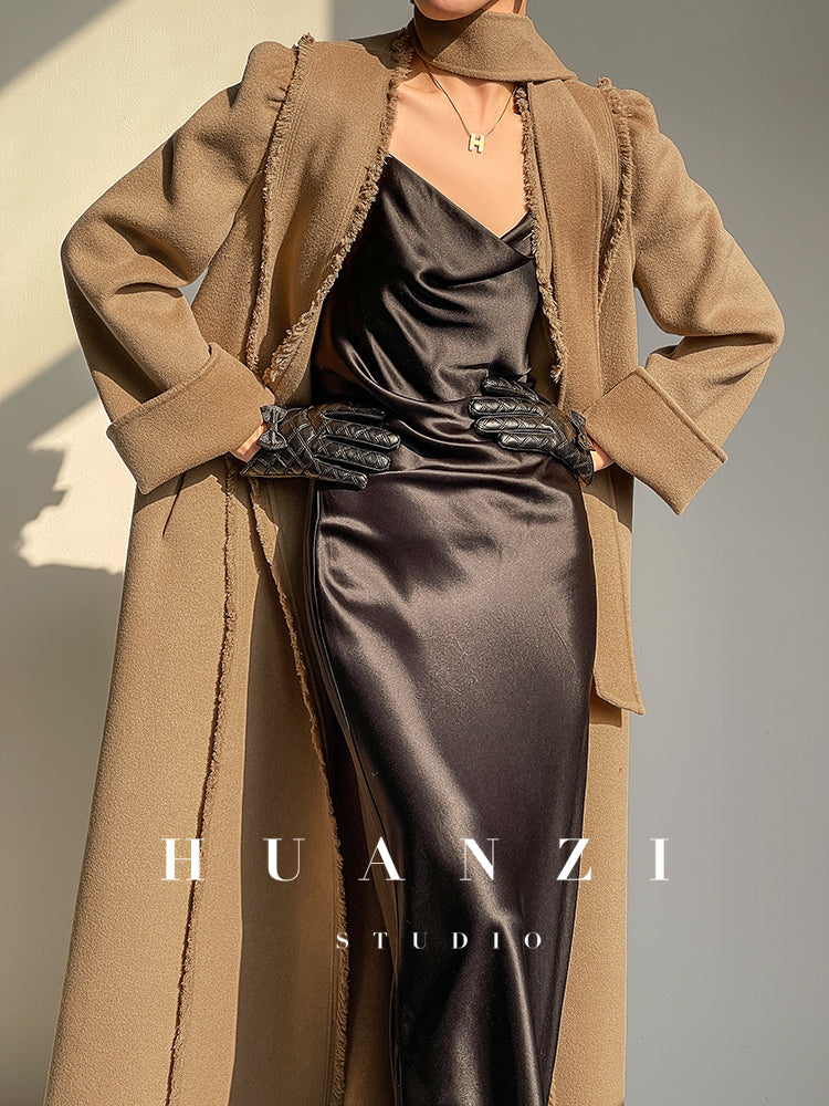 Huanzi handmade double-sided cashmere wool coat - Mode