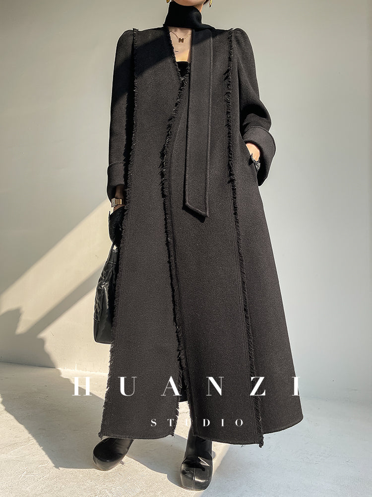 Huanzi handmade double-sided cashmere wool coat - Mode