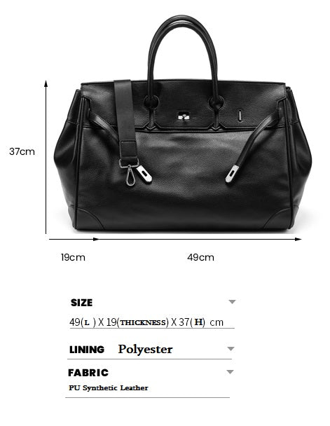 Large birkin inspired platinum bag men women handbag weekender over night bag tote