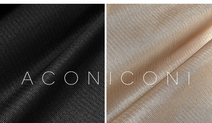 Aconiconi| Mermaid minimal sequin knitted sweater dress - Cace