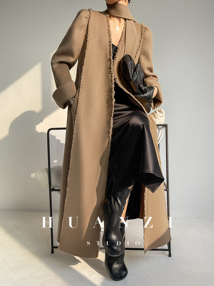 Huanzi handmade double-sided cashmere wool coat - Mode