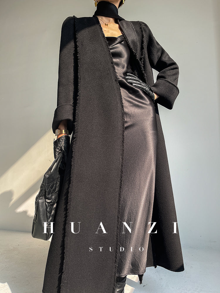 Huanzi handmade double-sided cashmere wool coat - Mode