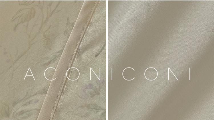 Aconiconi Elegant V-Neck Palace Sleeve Short layered  Dress-Lanshan Qimeng