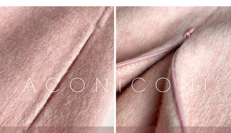 Aconiconi| Outline Double-faced Wool coat- Windsor Stroll