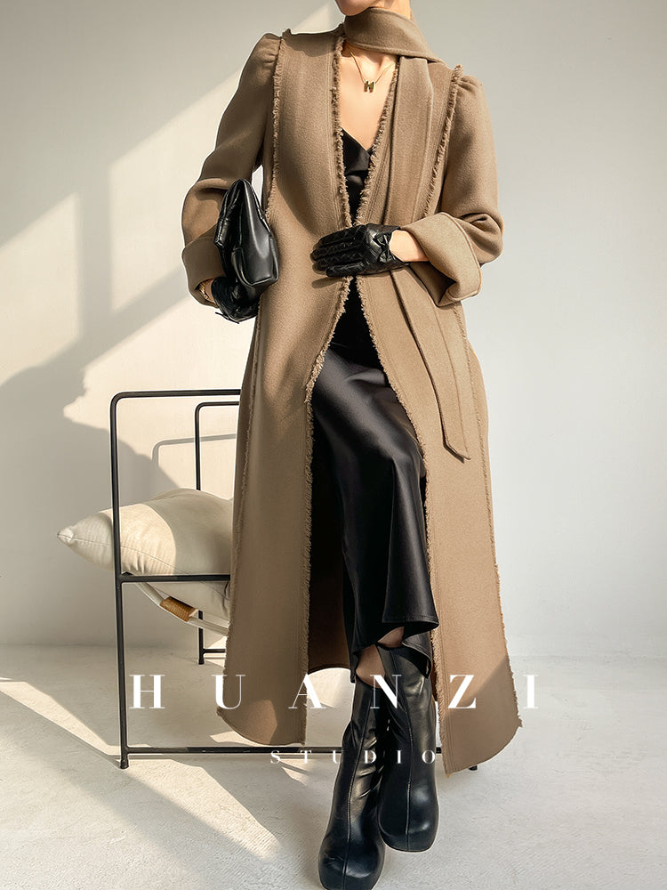 Huanzi handmade double-sided cashmere wool coat - Mode