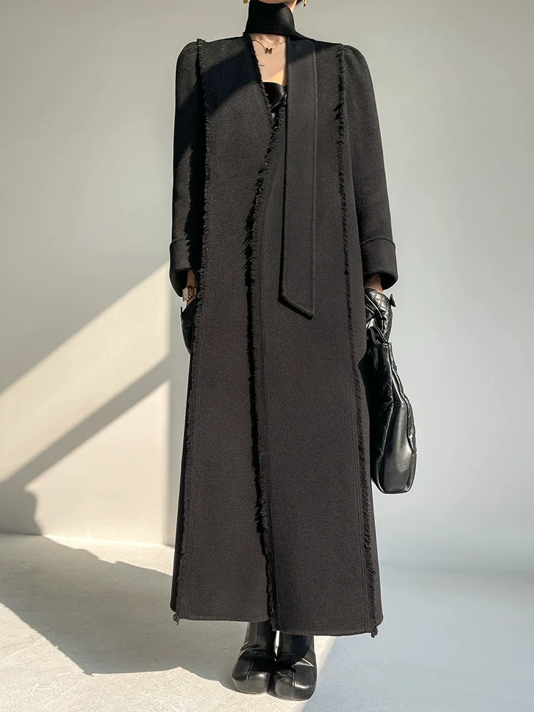 Huanzi handmade double-sided cashmere wool coat - Mode