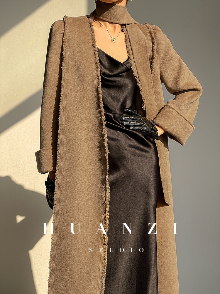 Huanzi handmade double-sided cashmere wool coat - Mode
