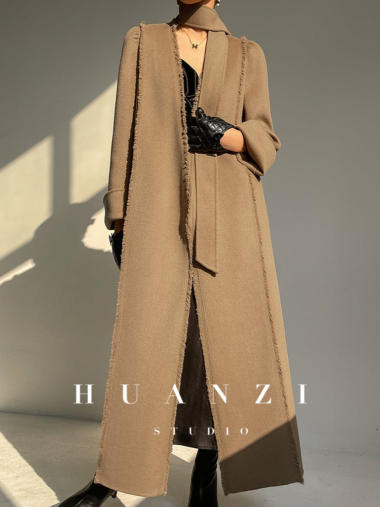 Huanzi handmade double-sided cashmere wool coat - Mode