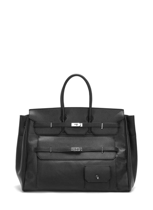 Premium Men Platinum large double pocket Tote travel weekender Bag