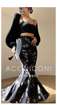 Aconiconi Elegant Bat Style Long Sleeve Chic Versatile Cardigan-Jessica (vvv)