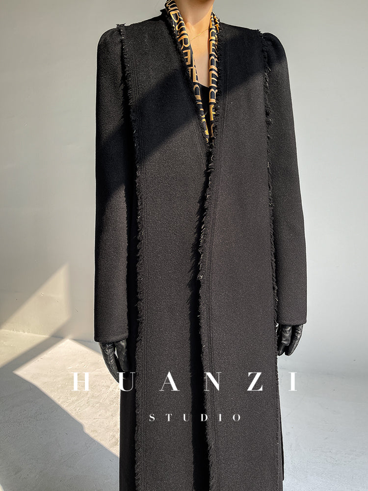 Huanzi handmade double-sided cashmere wool coat - Mode