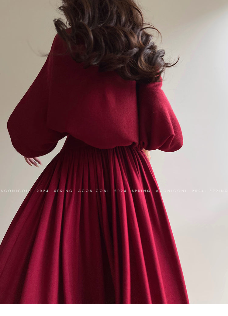 Aconiconi Elegant Bat Style Long Sleeve Chic Versatile Cardigan-Jessica (vvv)