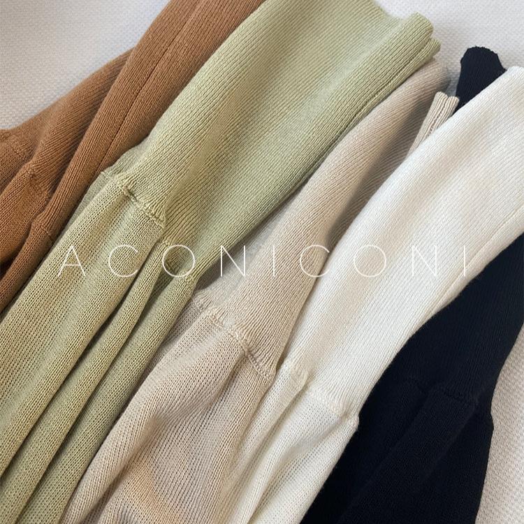 Aconiconi Elegant Bat Style Long Sleeve Chic Versatile Cardigan-Jessica (vvv)