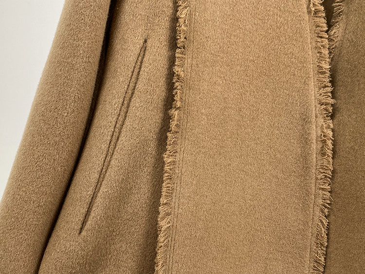 Huanzi handmade double-sided cashmere wool coat - Mode