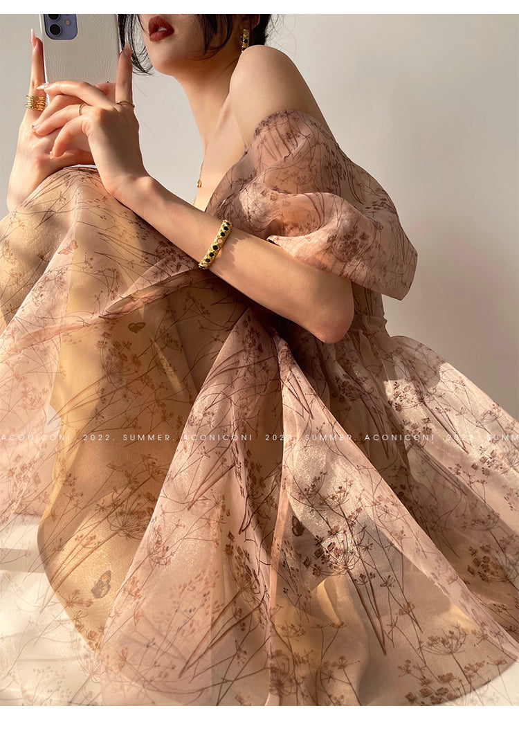 Aconiconi| whispers high-end French suspender fairy dress - Tsubakiyama