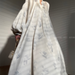 Aconiconi｜dyed imitation silk loose romantic dress - Nagamachi