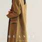 Huanzi non-ironing technology short retro fur coat mid-length windbreaker suit jacket- Nina