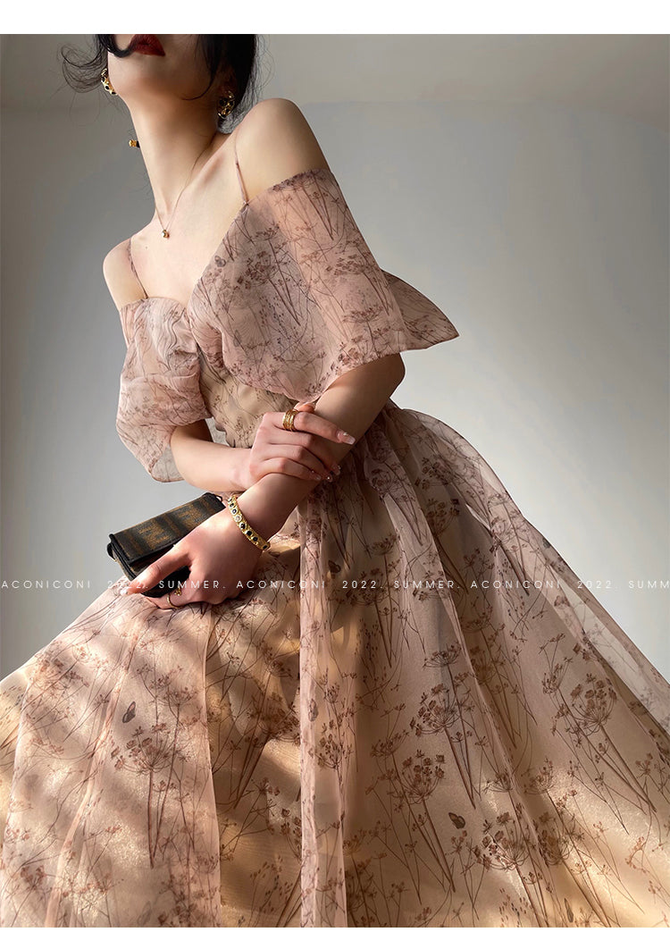 Aconiconi| whispers high-end French suspender fairy dress - Tsubakiyama