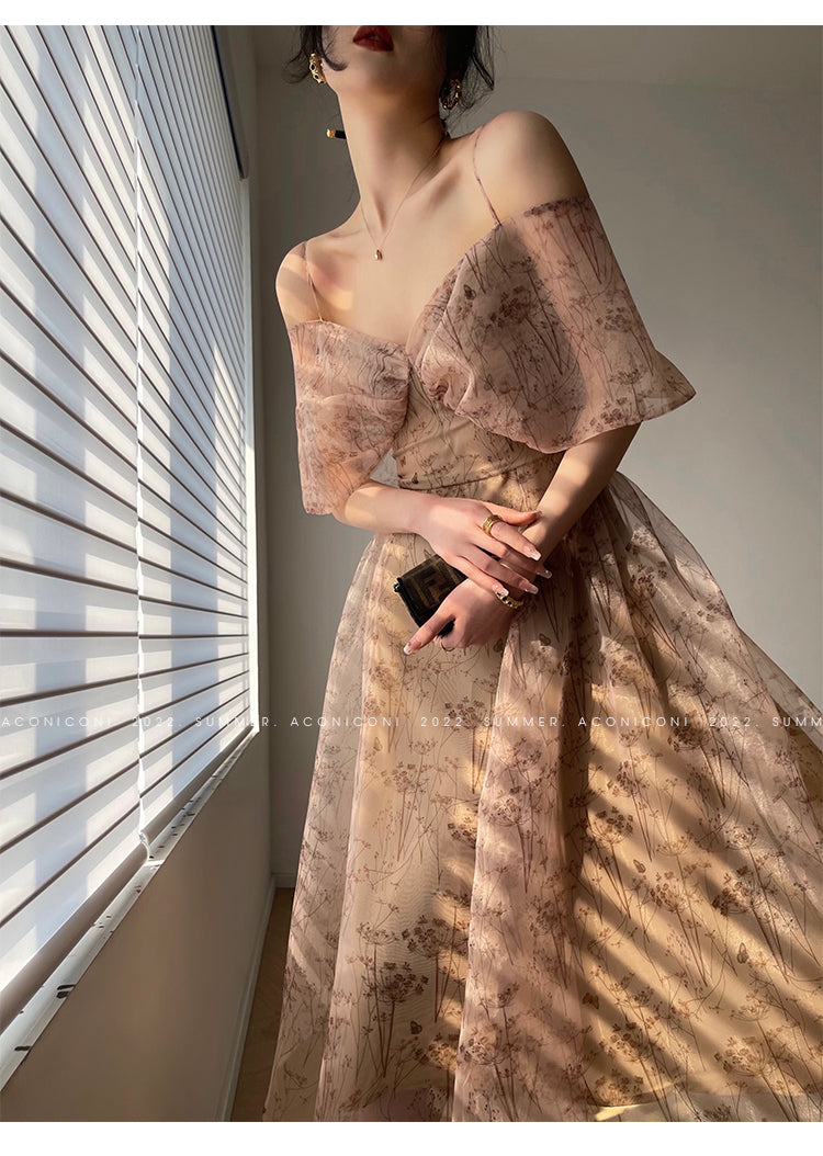 Aconiconi| whispers high-end French suspender fairy dress - Tsubakiyama