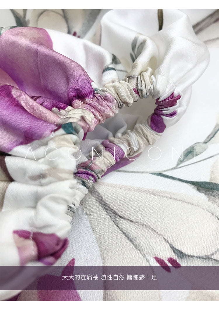 Aconiconi|French light luxury japanese inspired dress - Begonia