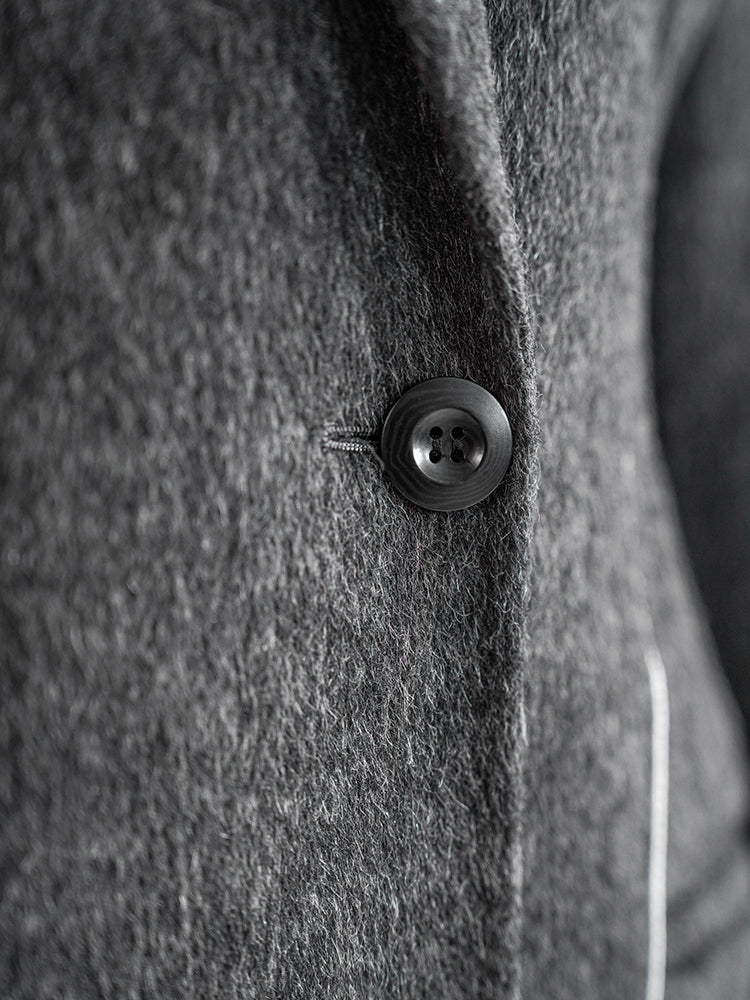 Huanzi new high-end color waist sheep wool double-sided woolen coat- JJ