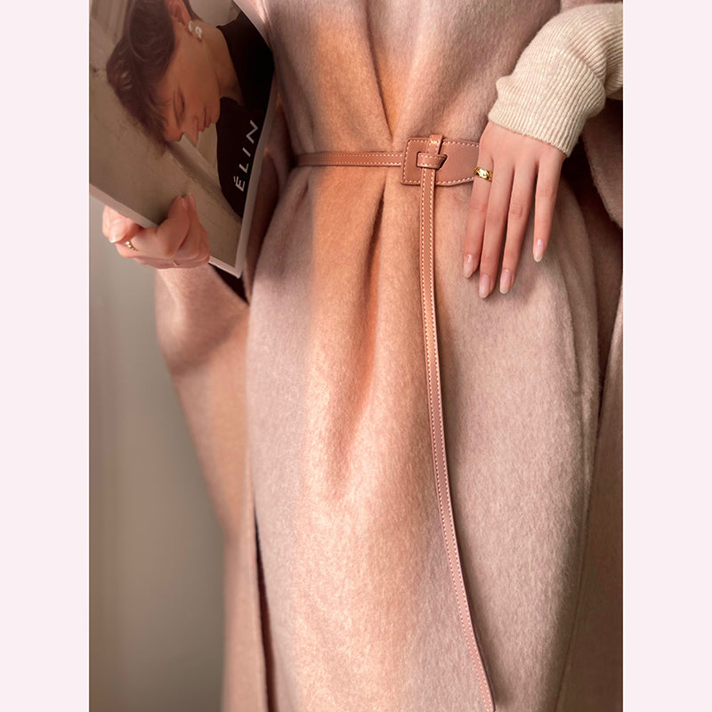 Aconiconi| Outline Double-faced Wool coat- Windsor Stroll