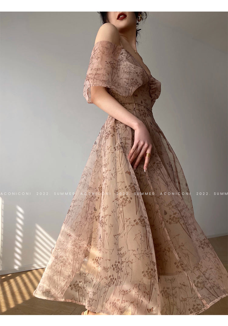 Aconiconi| whispers high-end French suspender fairy dress - Tsubakiyama