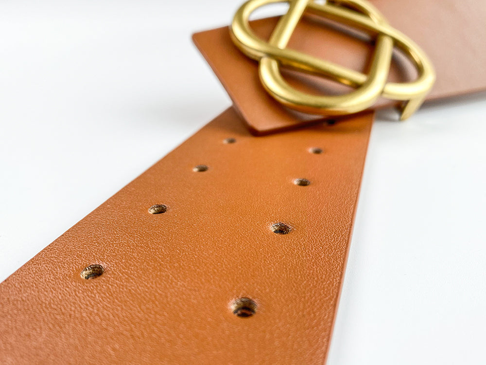 HUANZI Haute Couture All-match Boutique Belt -Four leaf