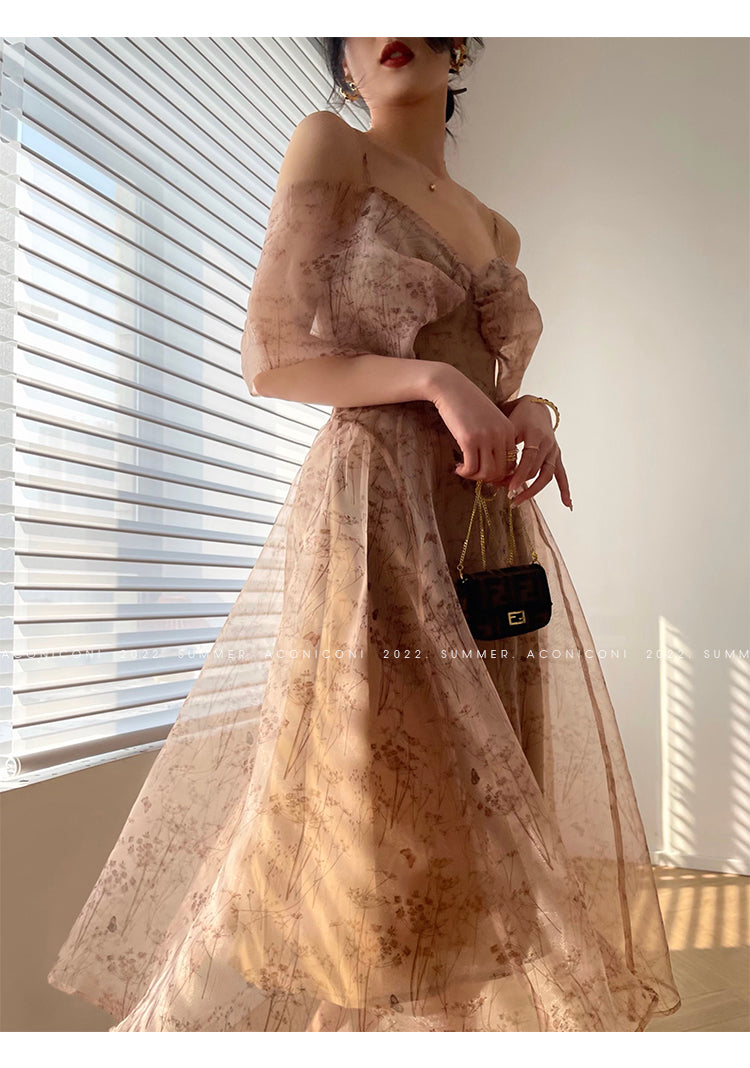 Aconiconi| whispers high-end French suspender fairy dress - Tsubakiyama