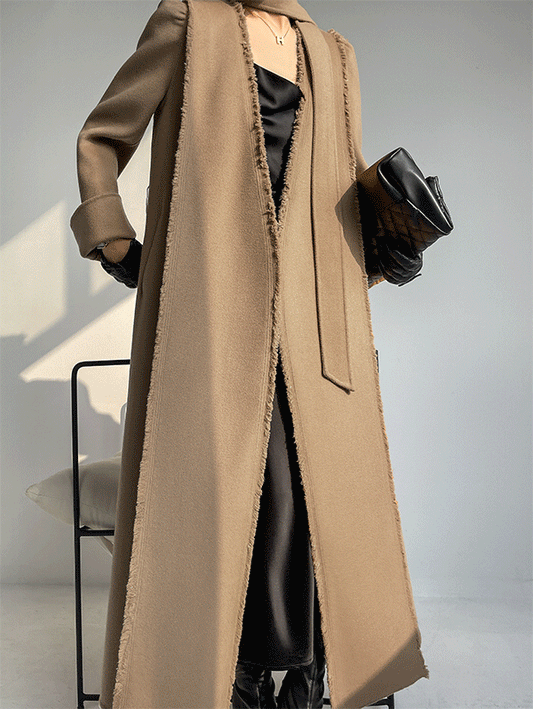 Original handmade double-sided cashmere coat - Fiais