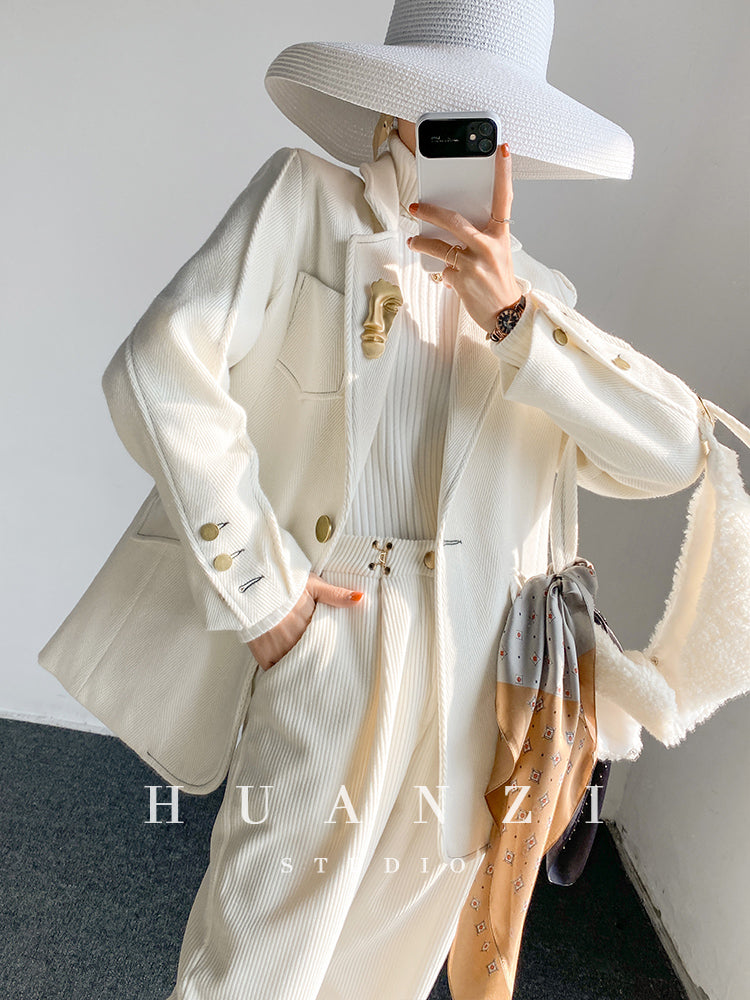 High end pile collar knitted turtleneck sweater -Sulia