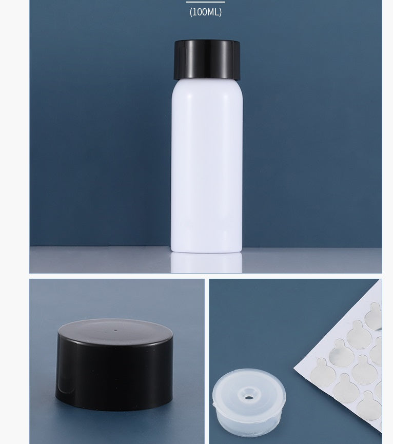 100ml cosmetic plastic cap empty bottle PWG