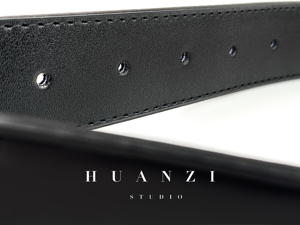 HUANZI Haute Couture All-match Boutique Belt -Bronze C