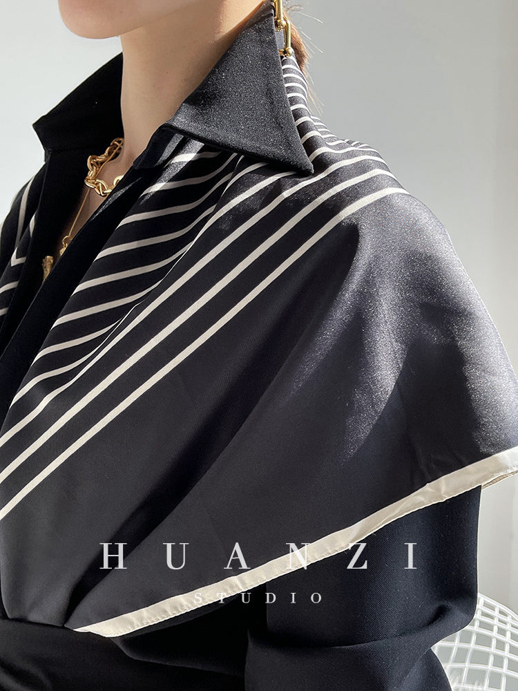 Huanzi custom high end quality shirts professional iron-free pullover loose retro shirt - Tiblw