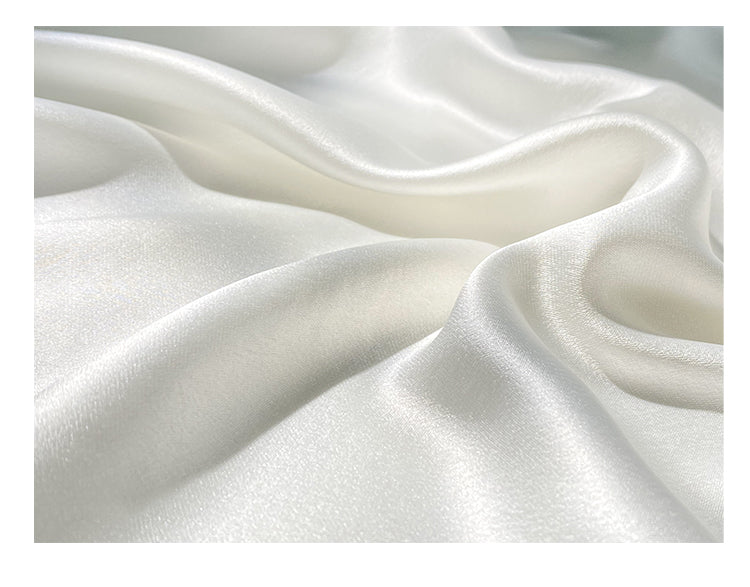 Huanzi custom high-end designer Japanese silky tri-acetic acid regular high waist minimalist skirt - Tuabo