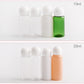10/15/20/25ml PET Cosmetic Makeup lotion PET transparent clear ball bottle + Ball Cap