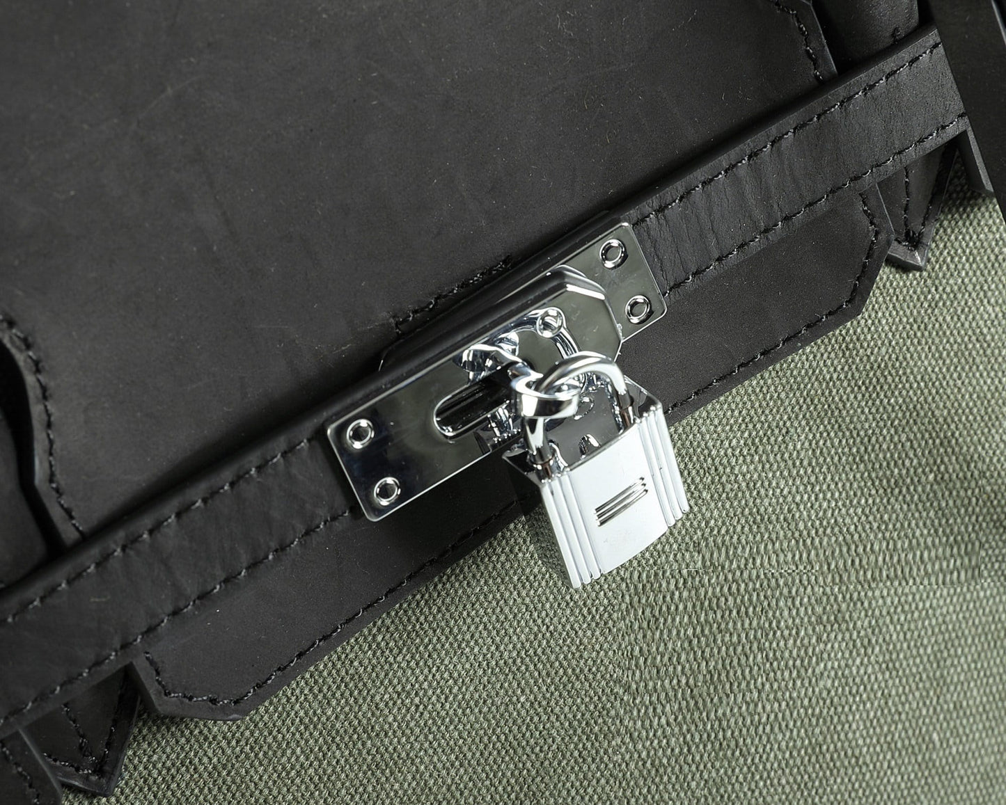 Army green Retro birkin inspired handmade canvas leather tote leather buckle men/women's weekender travel overnight weekend handbag Inactive carryon mens weekender bag