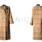 Chestnut double-faced wool winter coat- Mountain wild