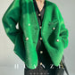 Huanzi green imitation fur autumn winter coat - Miiw