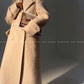 Aconiconi｜Galan Sumu long-haired high-grade woolen long coat- Kalanchoe