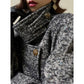 Luxury full Winter Coat Bubble gum Pink Inkstone wool long coat - Lanshan