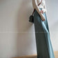 Aconiconi Elegant Black Sea Blue wide leg Long Chic Pants- Black Tea Salt Lake