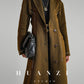 Huanzi high-end waist sheep wool double-sided autumn winter coat - fiee