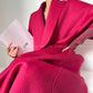 Aconiconi women's autumn winter Hepburn 100% Australian wool double-faced jacket - rekji