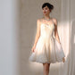 DOLLY Elegant Off White Sleeveless Sequin Long Wedding Guest Dress-Star