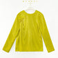 Huanzi silky satin pleated women's spring autumn long-sleeved top blouse - Aniy