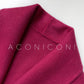 Aconiconi women's autumn winter Hepburn 100% Australian wool double-faced jacket - rekji