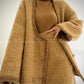 Brownie autumn wool retro tweed suit skirt jacket - Dunnu