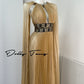 DOLLY High End Sleeveless Halter Shawl Long Pleated evening gown Dress-Linda